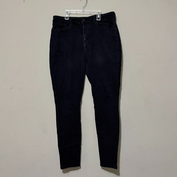 Signature by Levi Strauss High-Rise Skinny Jeans – Black Denim - Picture 1 of 5